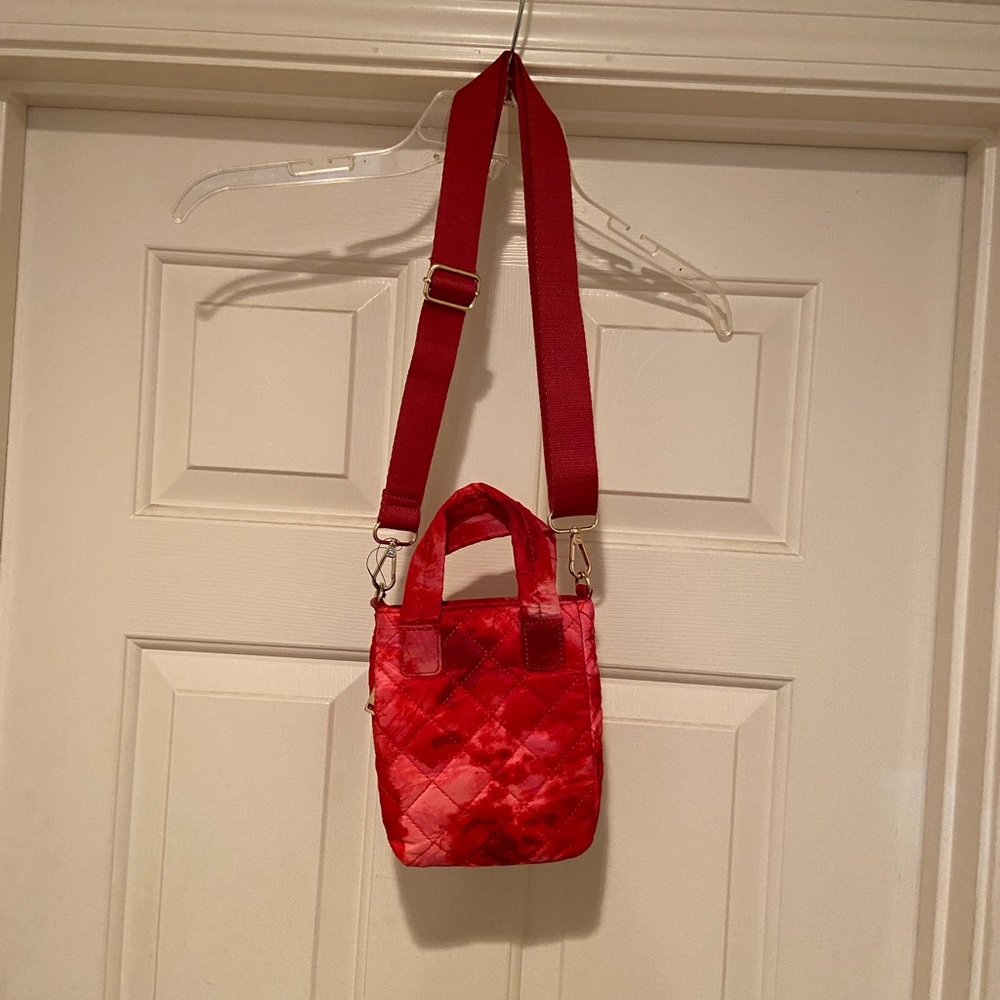 INC International Concepts Rachell Bag Pink Crossbody Top Handle Quilted NWOT.
